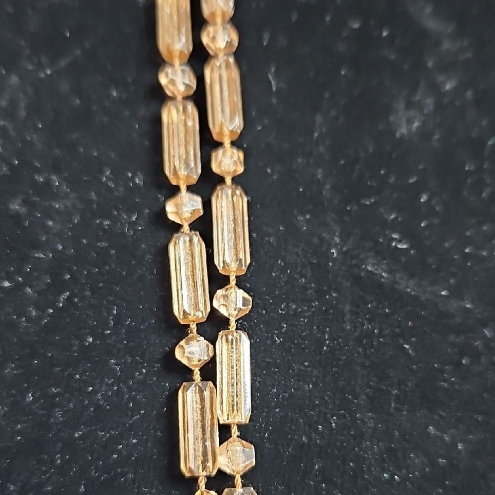 Pinkish Beaded Double-Strand Necklace - Picture 4 of 8